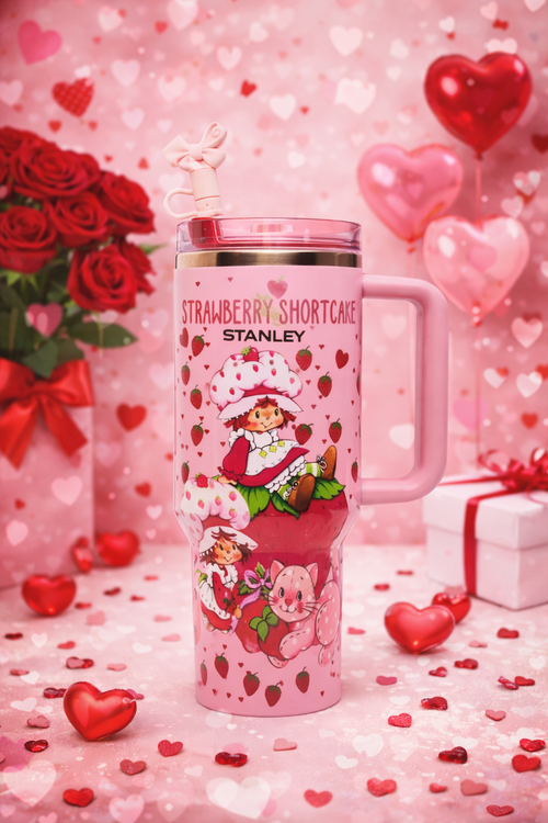 Exclusive Strawberry Shortcake Collab 40 oz Tumbler